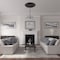 Ekena Millwork Sellek Ceiling Medallion (Fits Canopies up to 9"), Hand-Painted Black Pearl, 42 1/8"OD x 1 7/8"P CM42SKBPS - alternate 5